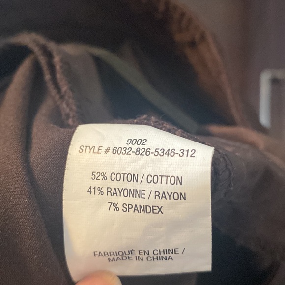 Brown Wide Leg Pants - Picture 7 of 8